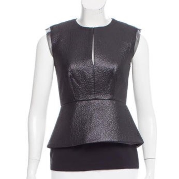 DVF Delian Peplum Top (US 0) - Picture 4 of 5
